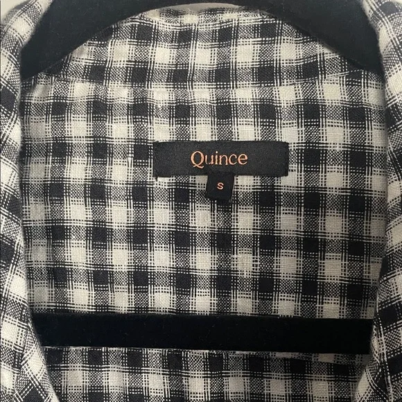 Quince 100% European Linen Button Front Dress - Picture 7 of 8